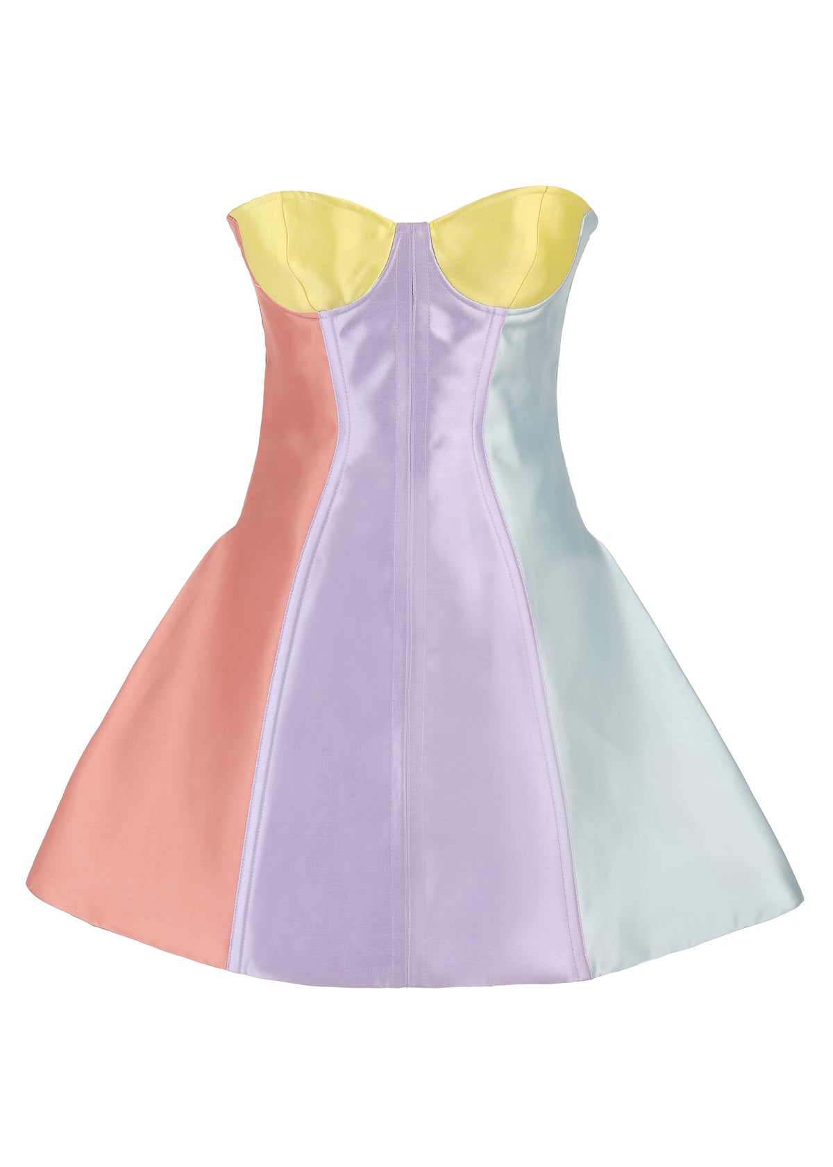 Paneled Mini Dress