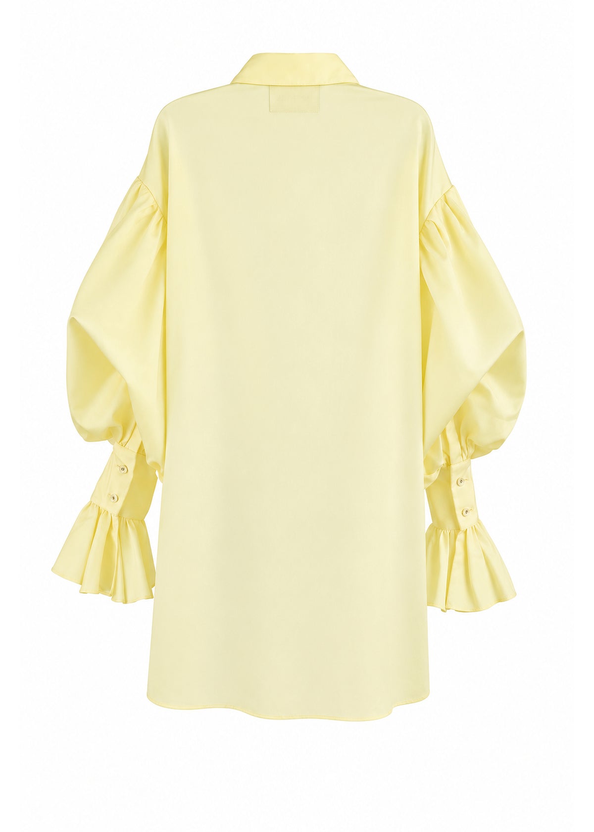 Bishop Sleeve Ruffled Cuff Blouse