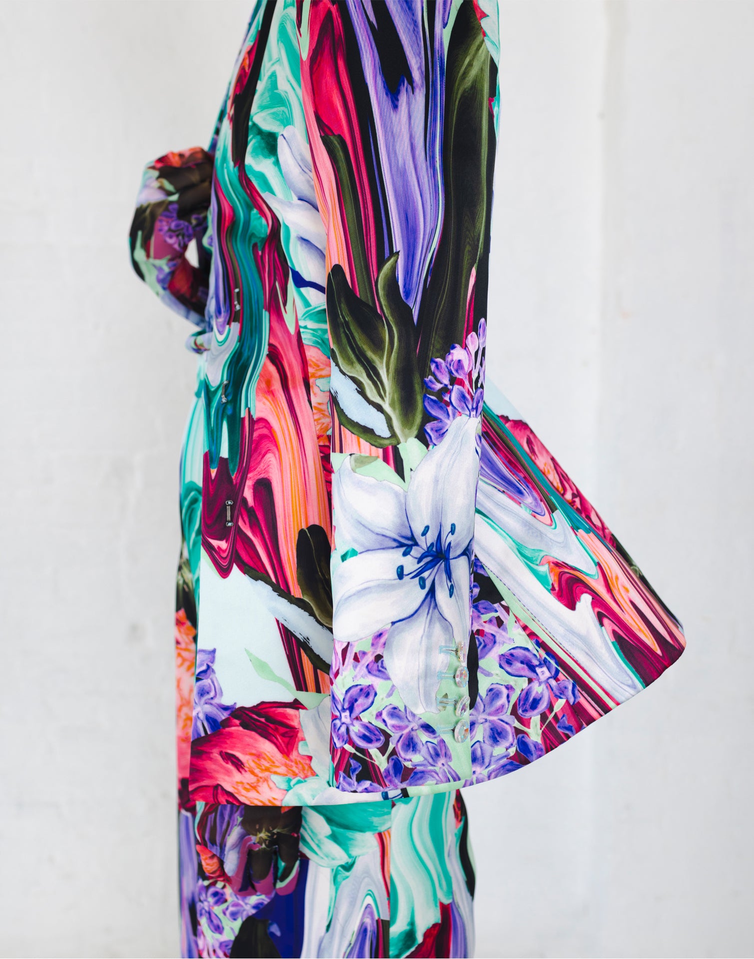 Melted Flora Blazer