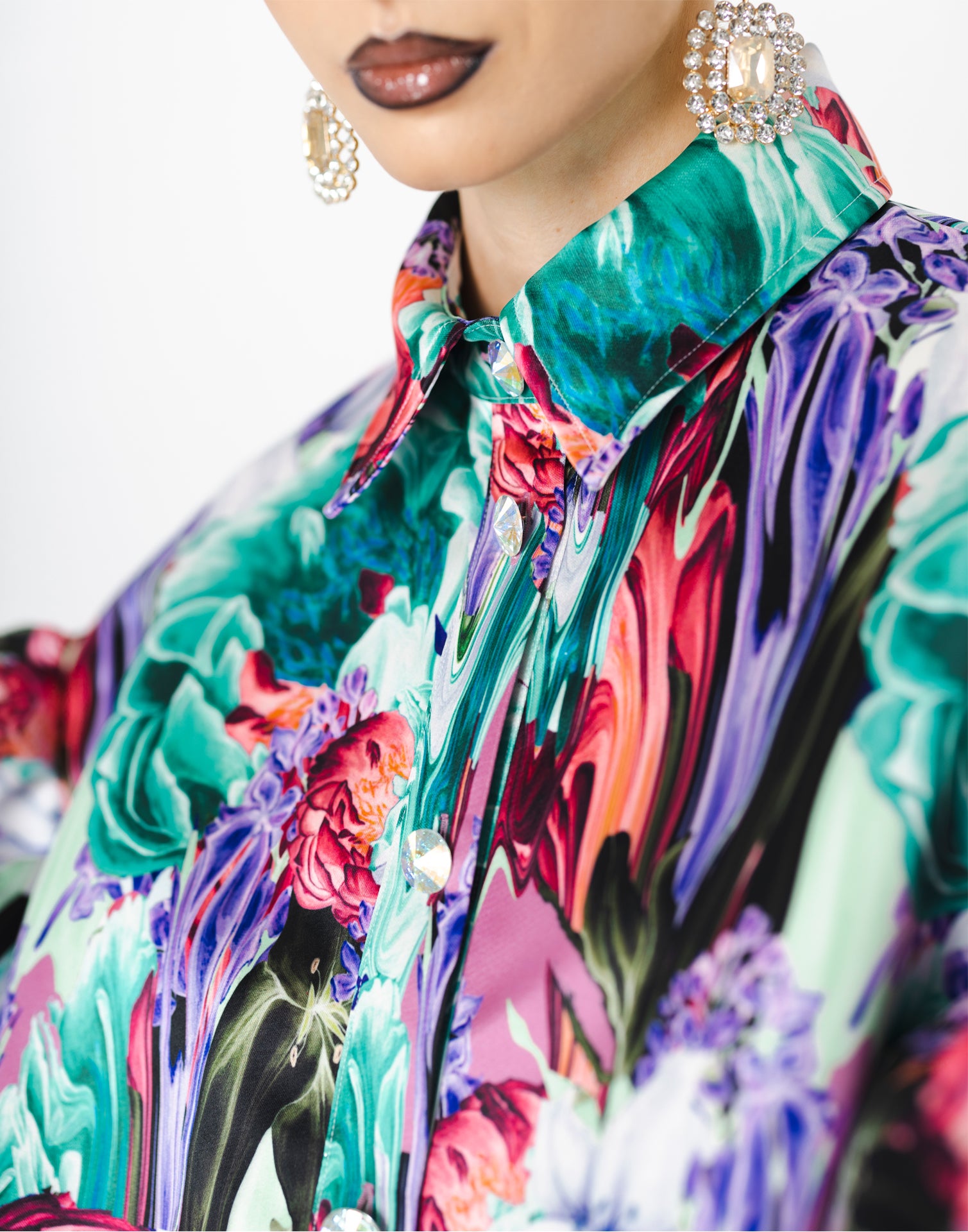 Melted Flora Blouse
