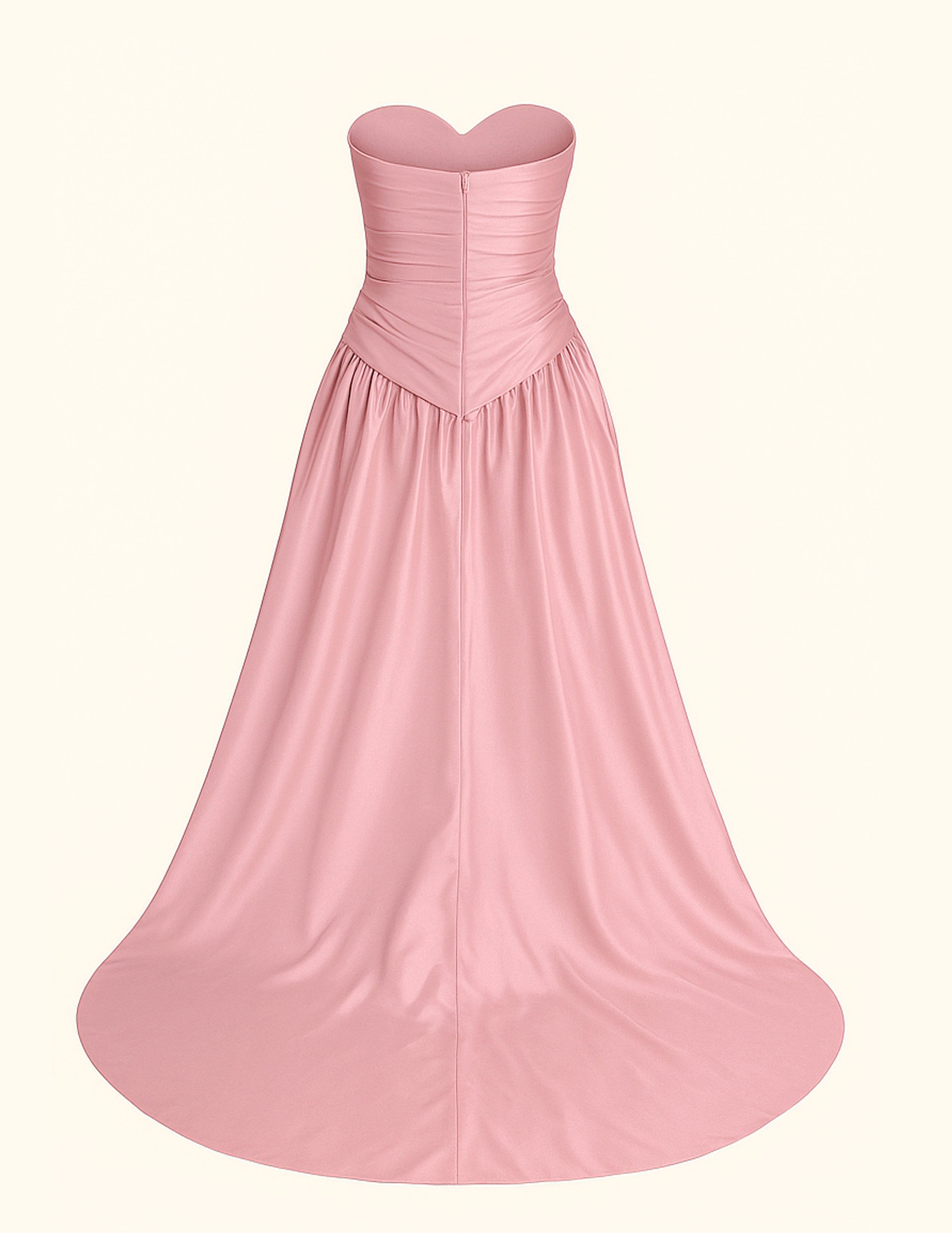 Draped Bustier Duster