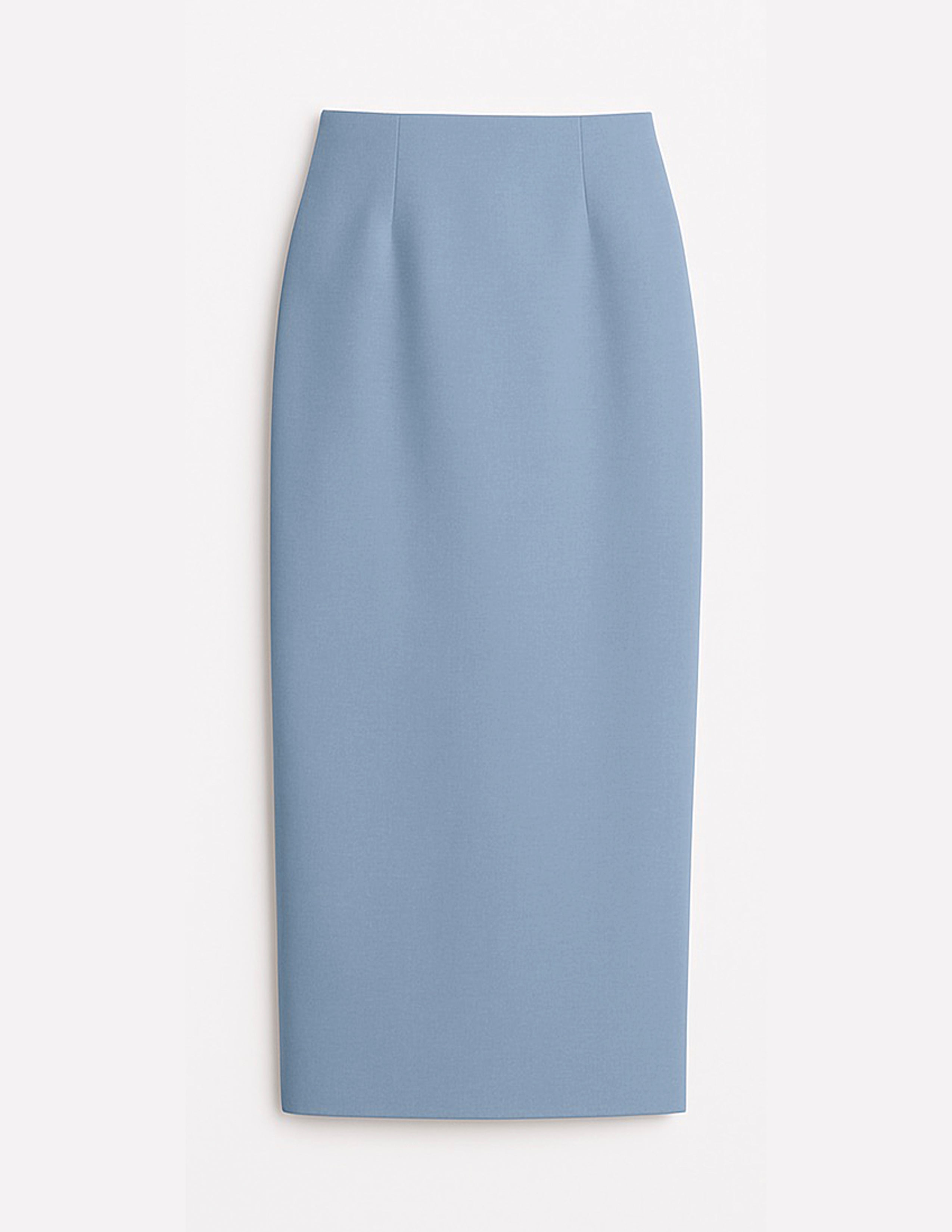 Tea Length Column Skirt