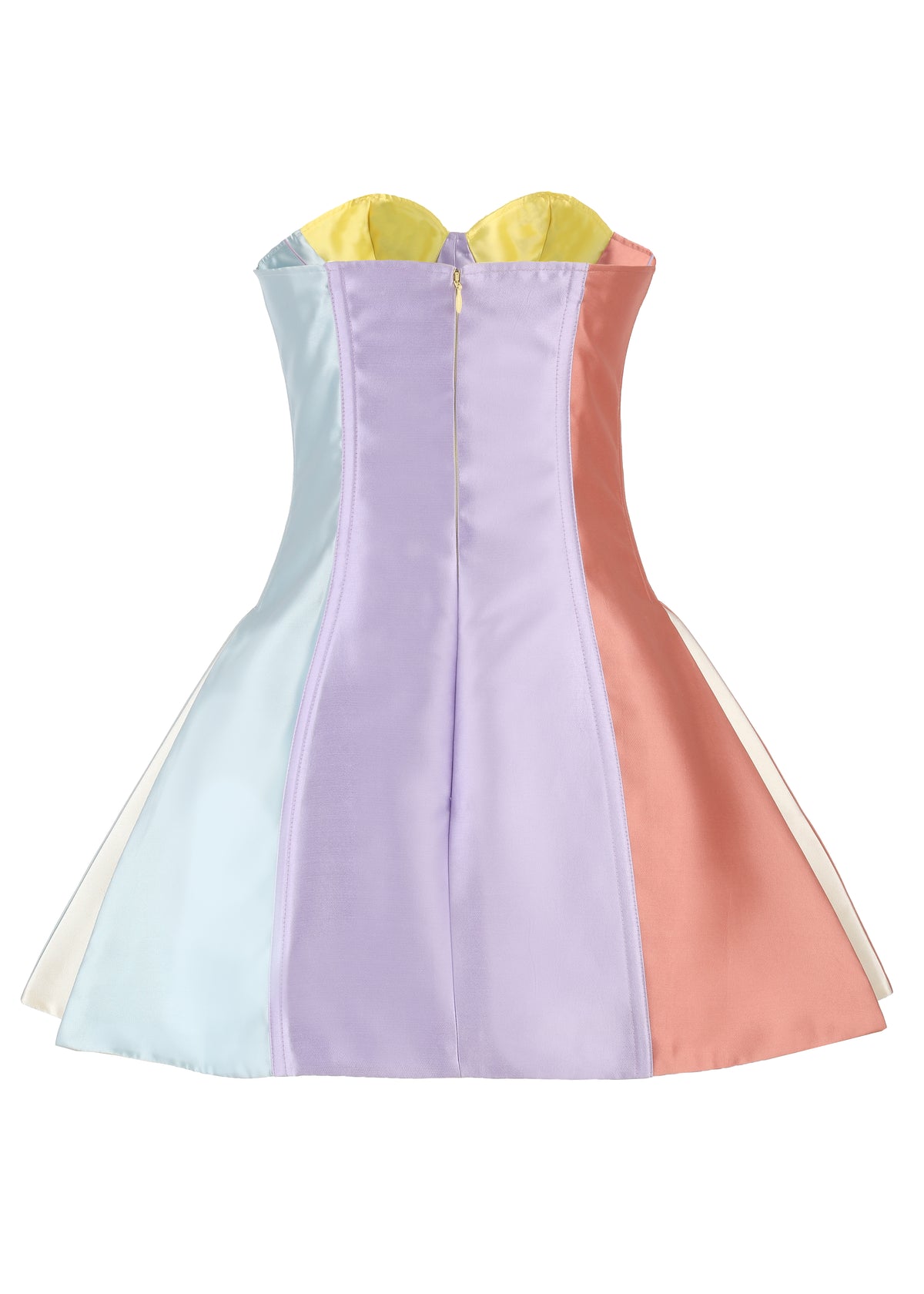 Paneled Mini Dress