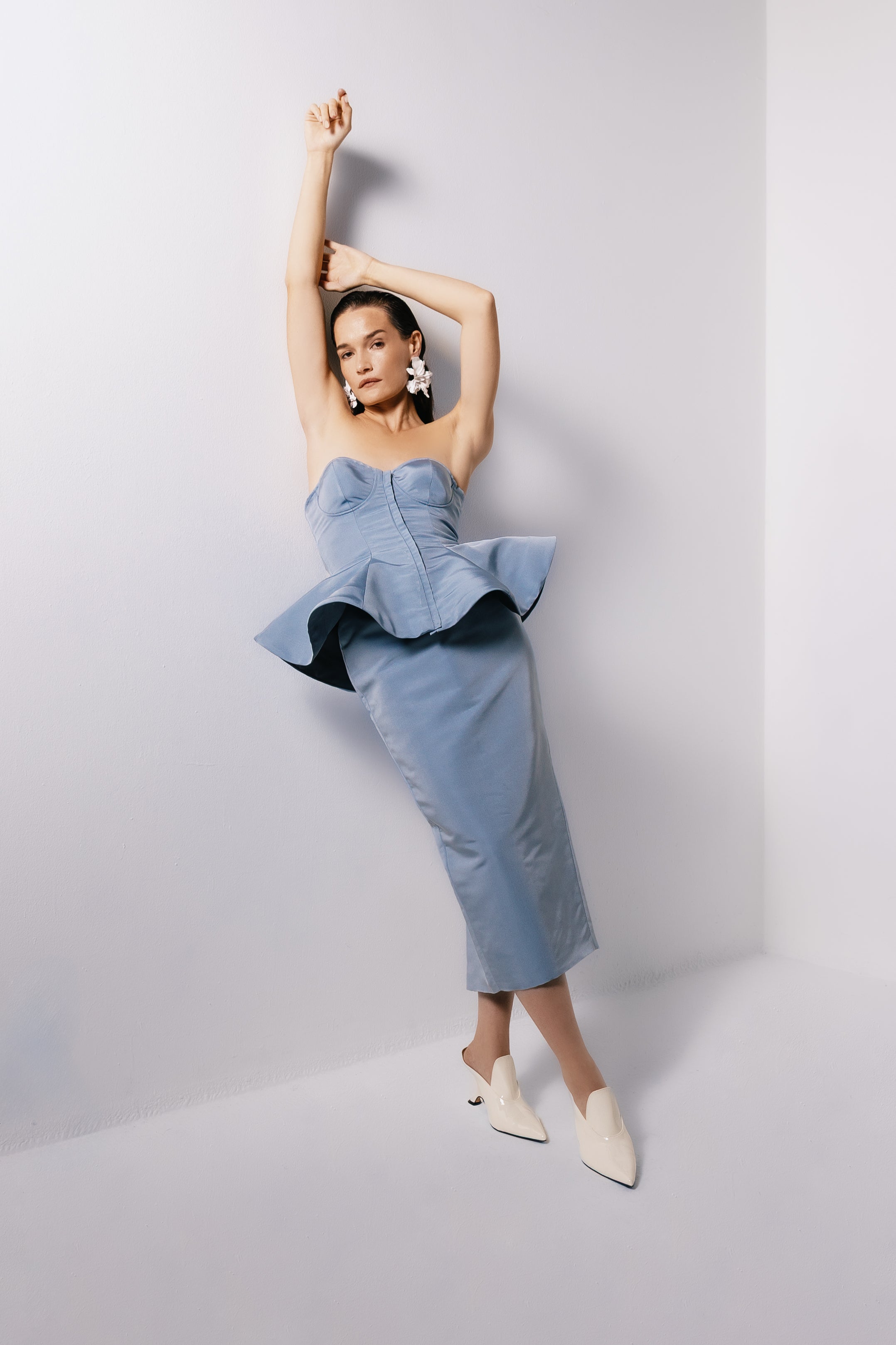 Tea Length Column Skirt