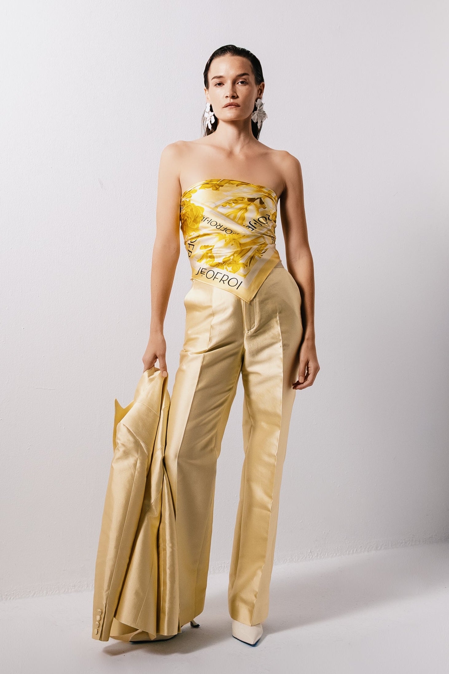 Butter Cream Love Lattice Scarf