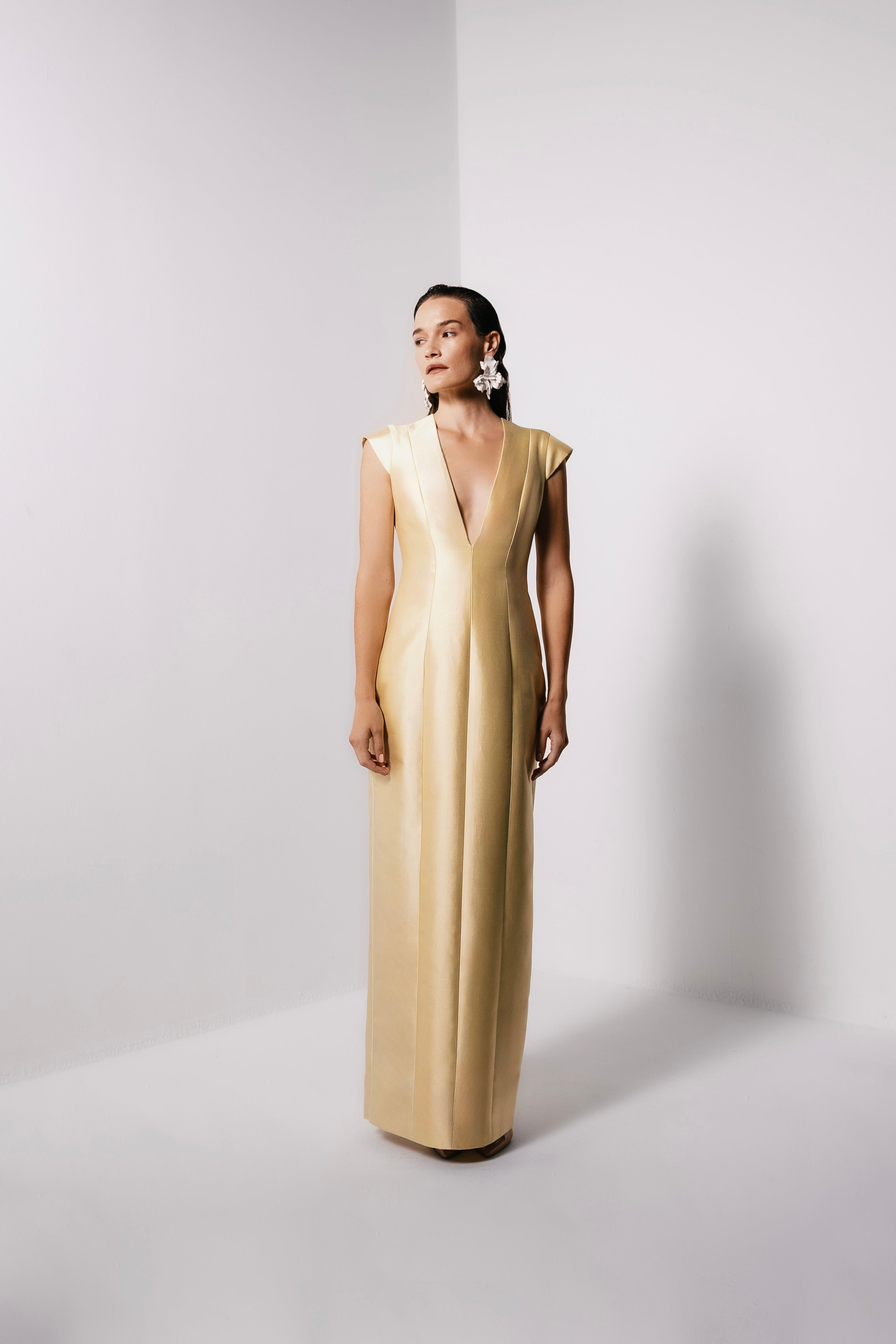 Sleeveless V-Neck Dress