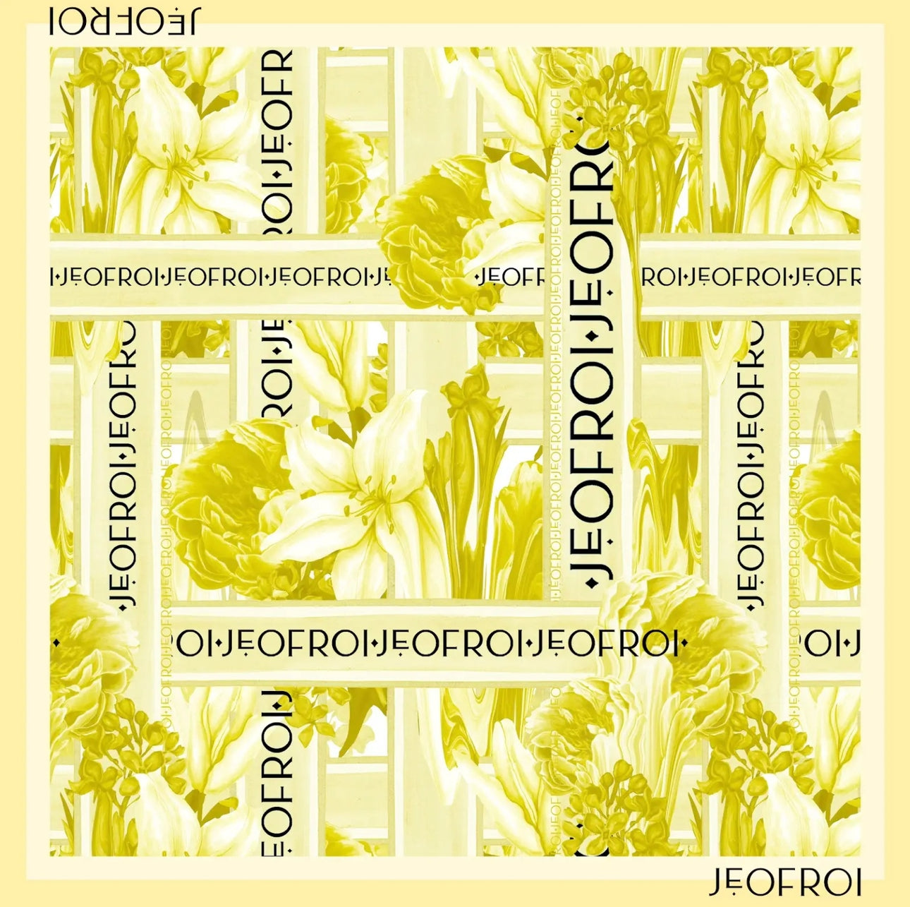 Butter Cream Love Lattice Scarf